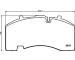 Sada brzdových destiček, kotoučová brzda TEXTAR 2917104