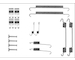 Sada příslušenství, brzdové čelisti TEXTAR 97039800