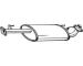 Střední tlumič výfuku BOSAL 228-199