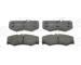 Sada brzdových destiček, kotoučová brzda CHAMPION 571272CH