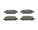 Sada brzdových destiček, kotoučová brzda CHAMPION 572424CH