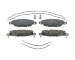 Sada brzdových destiček, kotoučová brzda CHAMPION 573029CH