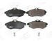 Sada brzdových destiček, kotoučová brzda CHAMPION 573083CH