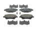 Sada brzdových destiček, kotoučová brzda CHAMPION 573124CH