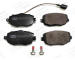 Sada brzdových destiček, kotoučová brzda CHAMPION 573211CH