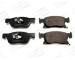 Sada brzdových destiček, kotoučová brzda CHAMPION 573701CH