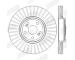 Brzdový kotouč JURID 562594JC