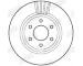 Brzdový kotouč JURID 562813JC