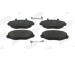 Sada brzdových destiček, kotoučová brzda JURID 571746J