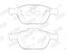 Sada brzdových destiček, kotoučová brzda JURID 573085D