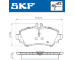 Sada brzdových destiček, kotoučová brzda SKF VKBP 80220