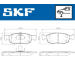 Sada brzdových destiček, kotoučová brzda SKF VKBP 80618