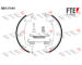 Sada brzdových čelistí, parkovací brzda FTE 9100060