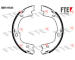 Sada brzdových čelistí, parkovací brzda FTE 9100182
