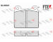 Sada brzdových destiček, kotoučová brzda FTE 9010001