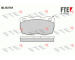 Sada brzdových destiček, kotoučová brzda FTE 9010011