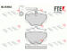 Sada brzdových destiček, kotoučová brzda FTE 9010012