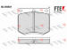 Sada brzdových destiček, kotoučová brzda FTE 9010026