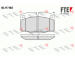 Sada brzdových destiček, kotoučová brzda FTE 9010049