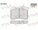 Sada brzdových destiček, kotoučová brzda FTE 9010074
