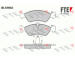 Sada brzdových destiček, kotoučová brzda FTE 9010081