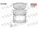 Sada brzdových destiček, kotoučová brzda FTE 9010094