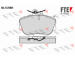 Sada brzdových destiček, kotoučová brzda FTE 9010109