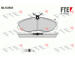 Sada brzdových destiček, kotoučová brzda FTE 9010120