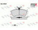 Sada brzdových destiček, kotoučová brzda FTE 9010130