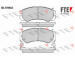 Sada brzdových destiček, kotoučová brzda FTE 9010170