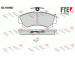 Sada brzdových destiček, kotoučová brzda FTE 9010177