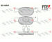 Sada brzdových destiček, kotoučová brzda FTE 9010179