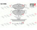 Sada brzdových destiček, kotoučová brzda FTE 9010191
