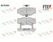 Sada brzdových destiček, kotoučová brzda FTE 9010257