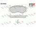 Sada brzdových destiček, kotoučová brzda FTE 9010263