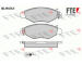 Sada brzdových destiček, kotoučová brzda FTE 9010271
