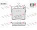 Sada brzdových destiček, kotoučová brzda FTE 9010287