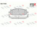 Sada brzdových destiček, kotoučová brzda FTE 9010314