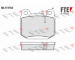 Sada brzdových destiček, kotoučová brzda FTE 9010330