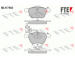 Sada brzdových destiček, kotoučová brzda FTE 9010344