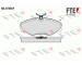 Sada brzdových destiček, kotoučová brzda FTE 9010349