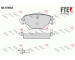 Sada brzdových destiček, kotoučová brzda FTE 9010361
