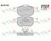 Sada brzdových destiček, kotoučová brzda FTE 9010395