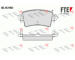 Sada brzdových destiček, kotoučová brzda FTE 9010399