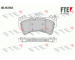Sada brzdových destiček, kotoučová brzda FTE 9010401