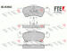 Sada brzdových destiček, kotoučová brzda FTE 9010415
