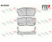 Sada brzdových destiček, kotoučová brzda FTE 9010420
