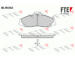 Sada brzdových destiček, kotoučová brzda FTE 9010428