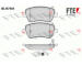 Sada brzdových destiček, kotoučová brzda FTE 9010461