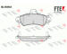 Sada brzdových destiček, kotoučová brzda FTE 9010473